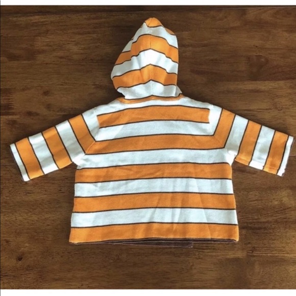 Hanna Andersson Hooded Reversible Sweater Jacket - Picture 2 of 7